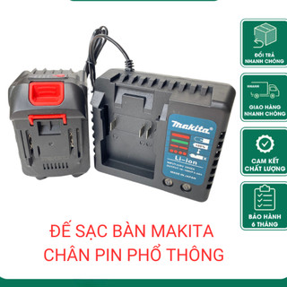 sạc pin 21V sạc bàn chân pin makita phổ thông, đế sạc 21v, sạc khoan pin,khoan vít,sạc pin 10,15 20,30 cell