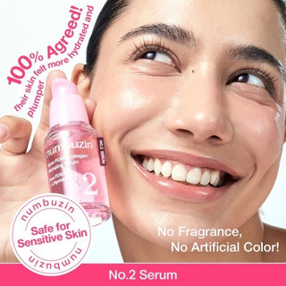 Serum numbuzin No.2 30ml/Rose PDRN Collagen Plumping Serum căng bóng da