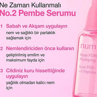 Serum numbuzin No.2 30ml/Rose PDRN Collagen Plumping Serum căng bóng da