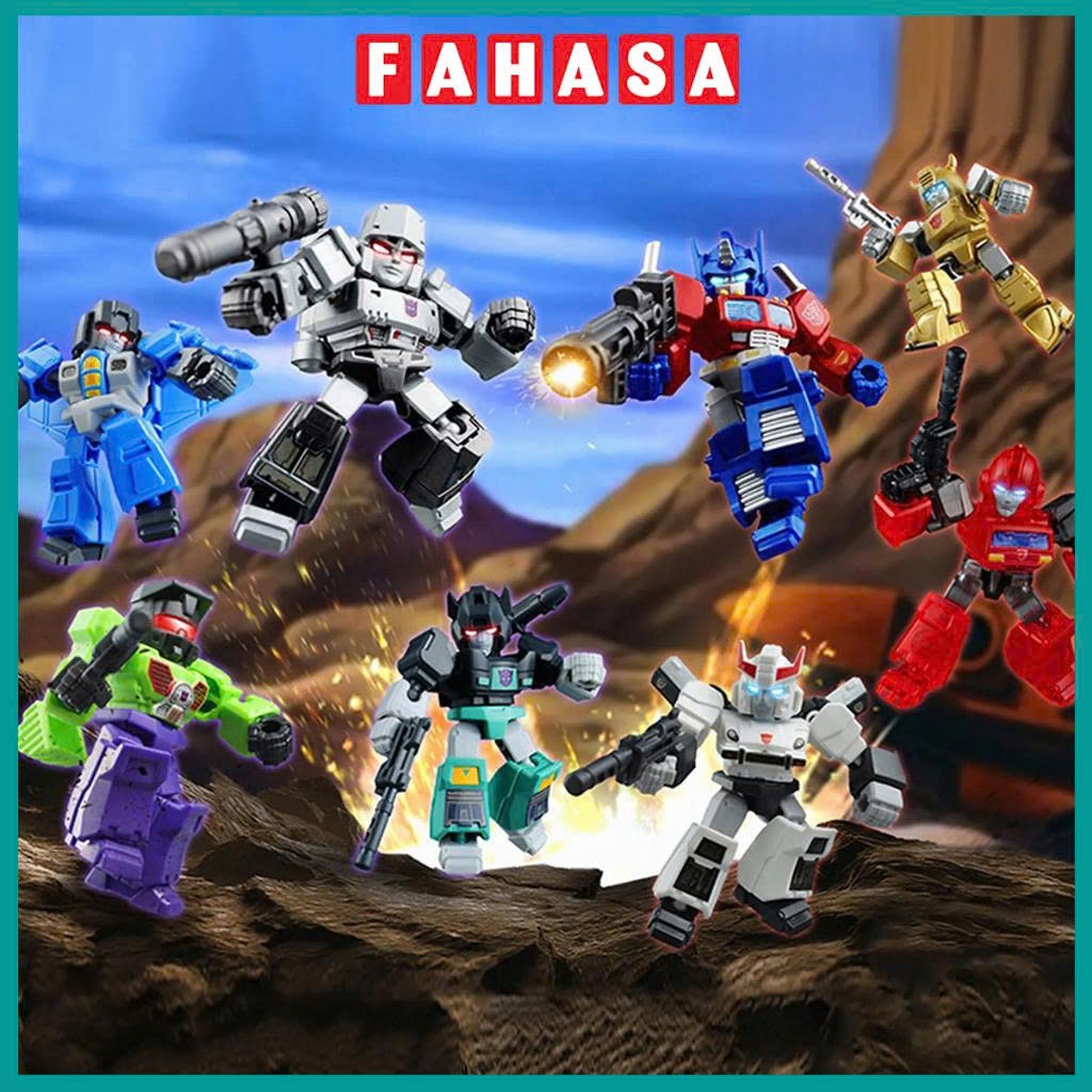 Đồ Chơi Hộp Mù Lắp Ráp Mô Hình Transformer - Galaxy Shining,The Overthrow,Heavy Metal War,Power Of The Beast Blokees