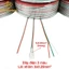 Dây điện nhỏ 3 dây - 3 màu - dây điện 3pin
