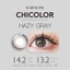Lens 1 Ngày Màu Tự Nhiên - KARACON CHICOLOR 38% - #03 Hazy Gray