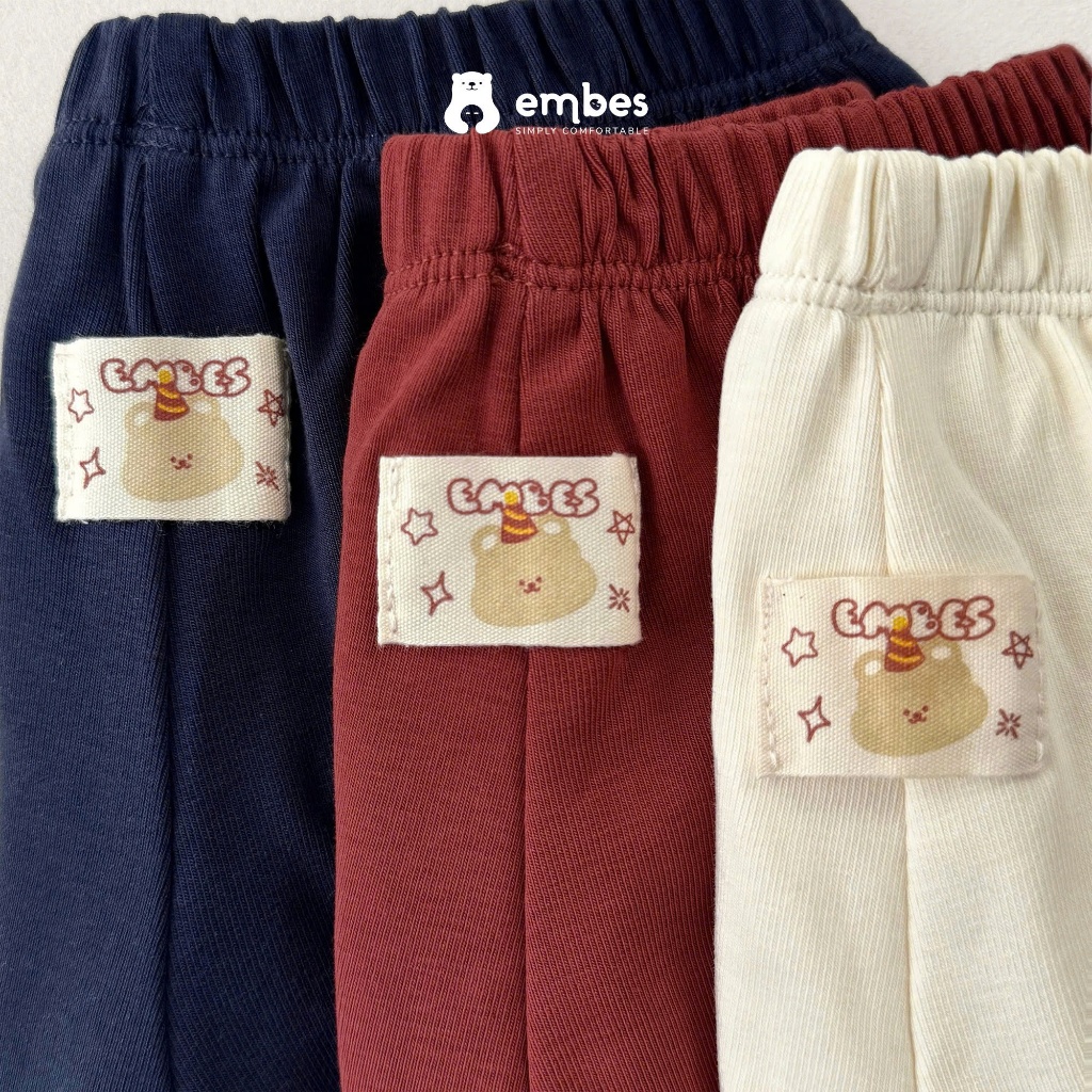 Bộ Cộc Cho Bé Embes, Bộ Tank Top In Hình Phối Màu Chất Cotton Mềm Mát Cho Bé Trai Size Từ 8-17Kg