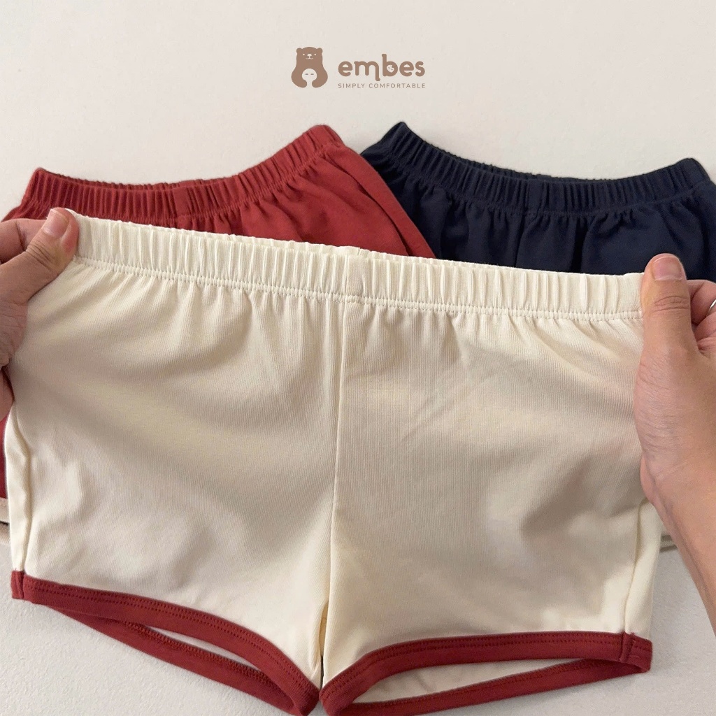Bộ Cộc Cho Bé Embes, Bộ Tank Top In Hình Phối Màu Chất Cotton Mềm Mát Cho Bé Trai Size Từ 8-17Kg