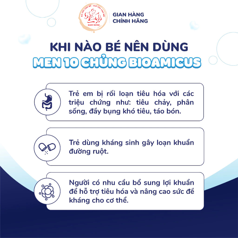 BioAmicus Complete 10 Chủng hỗ trợ cải thiện hệ vi sinh đường ruột - Men Vi Sinh Cho Bé chai 10ml+ quà