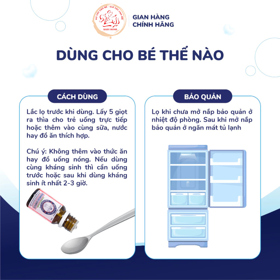 BioAmicus Complete 10 Chủng hỗ trợ cải thiện hệ vi sinh đường ruột - Men Vi Sinh Cho Bé chai 10ml+ quà