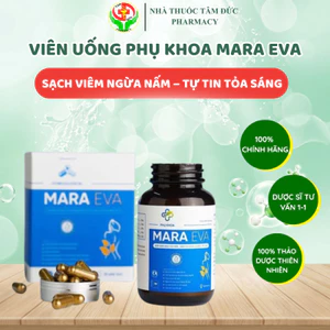 Phụ khoa Mara Eva Thanh Mộc Hương ngừa viêm phụ khoa khí hư hộp 30 viên