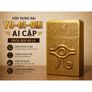 Hộp Đựng Bài Yu-Gi-Oh! Ai Cập – Deck Box  Cho Thẻ