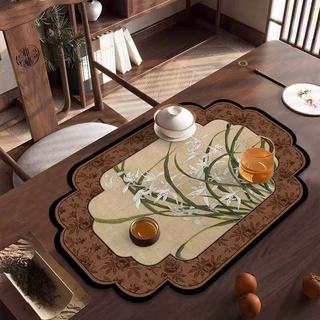 Thảm Trải Bàn Ăn Cao Cấp 40×60CM - Chống Trượt, Tấm Lót Bàn Trà Siêu Thấm Hút, Decor Nhà Đẹp