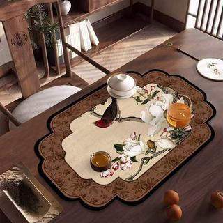 Thảm Trải Bàn Ăn Cao Cấp 40×60CM - Chống Trượt, Tấm Lót Bàn Trà Siêu Thấm Hút, Decor Nhà Đẹp