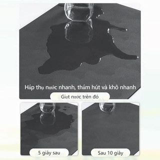 Thảm Trải Bàn Ăn Cao Cấp 40×60CM - Chống Trượt, Tấm Lót Bàn Trà Siêu Thấm Hút, Decor Nhà Đẹp