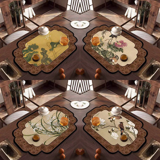 Thảm Trải Bàn Ăn Cao Cấp 40×60CM - Chống Trượt, Tấm Lót Bàn Trà Siêu Thấm Hút, Decor Nhà Đẹp