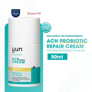 Kem dưỡng YUN Probiotherapy ACN Repair Cream chứa lợi khuẩn sống phục hồi da mụn 50ml