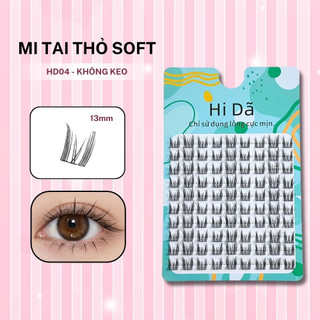 [Tặng Keo Nhíp] Mi giả Hi Dã hộp 10 hàng không keo,Mi giả tự nhiên có thể tái sử dụng