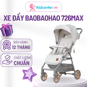 Xe Đẩy Baobaohao 726 Max Nhỏ Gọn, Linh Hoạt, Giảm Xóc Vượt Trội, Bảo Hành Chính Hãng 12 Tháng.