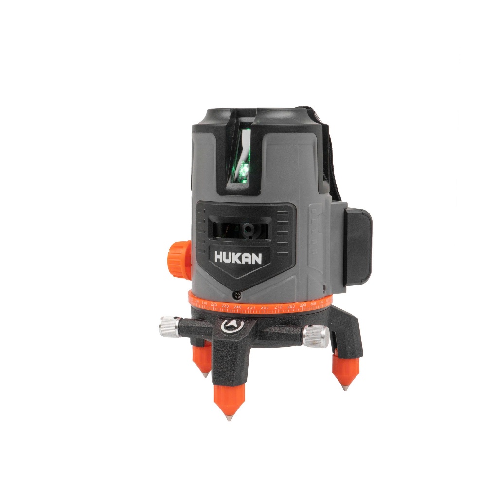 Máy Cân Bằng Laser 5 Tia Xanh HUKAN G1-T11| Laser 5 Line Độ Chính Xác Cao | Sạc Type-C | Cho Công Trình | Không Kèm Chân