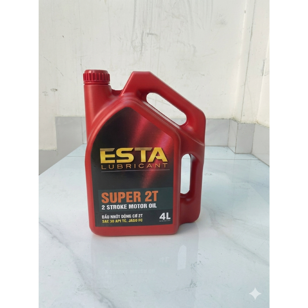 DẦU NHỚT ĐỘNG CƠ 2T ESTA– SUPER 2T API TC JASO FC / SAE 30