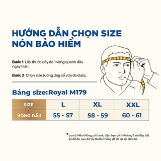Mũ bảo hiểm xe máy fullface Royal M179 lật hàm 2 kính chính hãng nam nữ đi xe máy, đi phượt tại NSX
