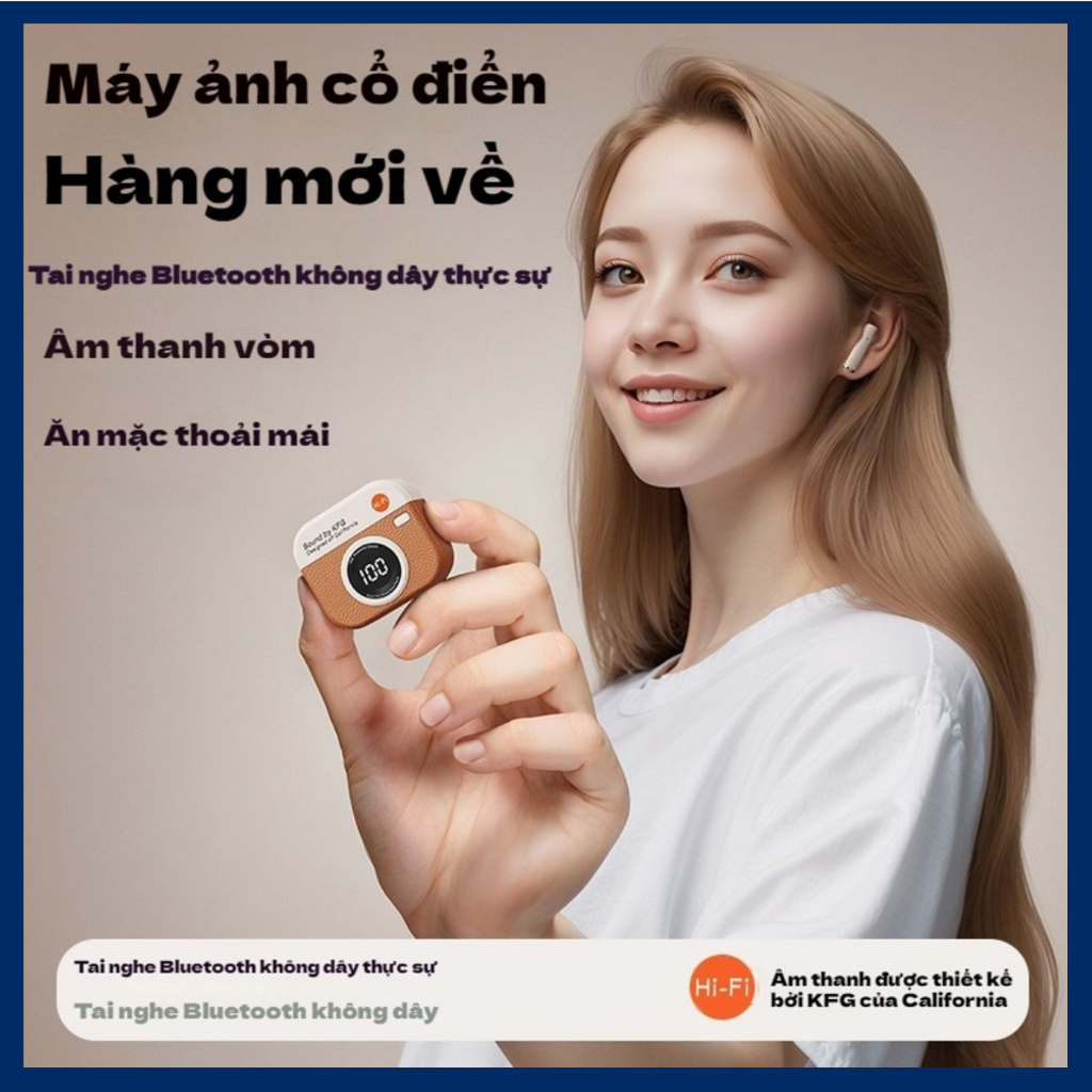 Tai Nghe Bluetooth Q86 MINI Bản 5.4 Chống Nước Tốt - Âm Thanh Sống Động Bass Cực Sâu Chuẩn Quốc Tế