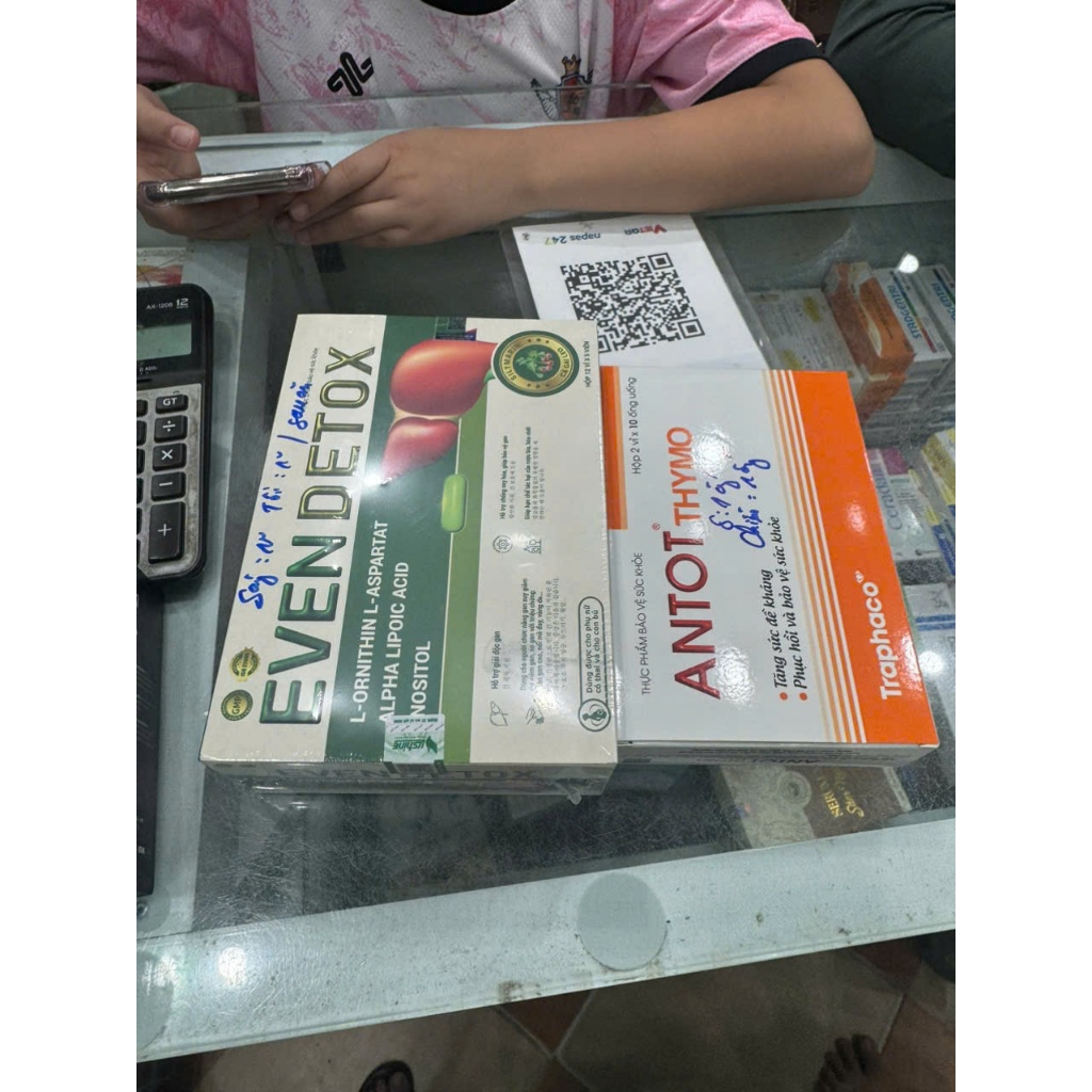 Even Detox Viên Uống Bảo Vệ Gan Tăng Cường Chức Năng Gan Với L-Ornithin L-Aspartat Alpha Lipoic Acid Inositol 60 Viên