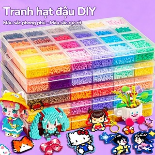 Bộ Hạt Ghép DIY Sáng Tạo Cho Bé – Đồ Chơi Thủ Công Handmade, Quà Tặng Học Sinh Bé Gái Dễ Thương