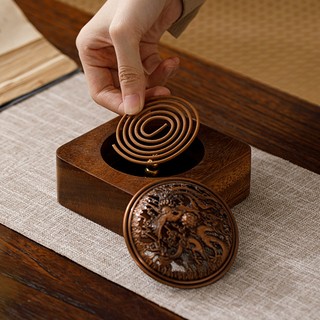 Lư Xông Trầm Gỗ Nguyên Khối Lư Đốt Hương Tràm Trong Nhà Phong Cách Thiền Trà
