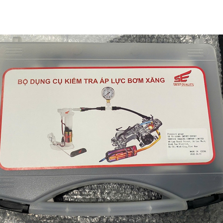 Đồng hồ đo áp suất bơm xăng xe máy - Đồng hồ đo áp xuất bơm xăng xe máy|Dụng cụ sửa chữa xe máy chuyên dụng0