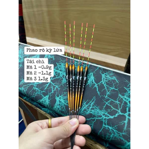 Phao rô Kỳ Lửa - Phao câu đài rô diếc tải chì 0.9g 1.1g 1.3g chuyên câu rô diếc chép tự nhiên báo tín hiệu nhạy