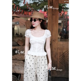 Áo Thô Bơi Trễ Vai Nơ Ngực S4– Style Tiểu Thư Nàng Thơ Chuẩn Hàn GEMINI