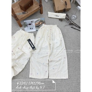 PHẠM THÙY SHOP: QUẦN ĐŨI DÀI PHỐI HOA NHÍ KÍCH CỠ NHƯ HÌNH