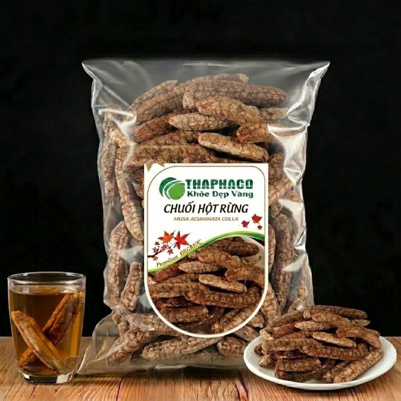 Chuối hột rừng sấy khô - Hàng sạch thơm cao cấp - Túi 1kg giá tốt