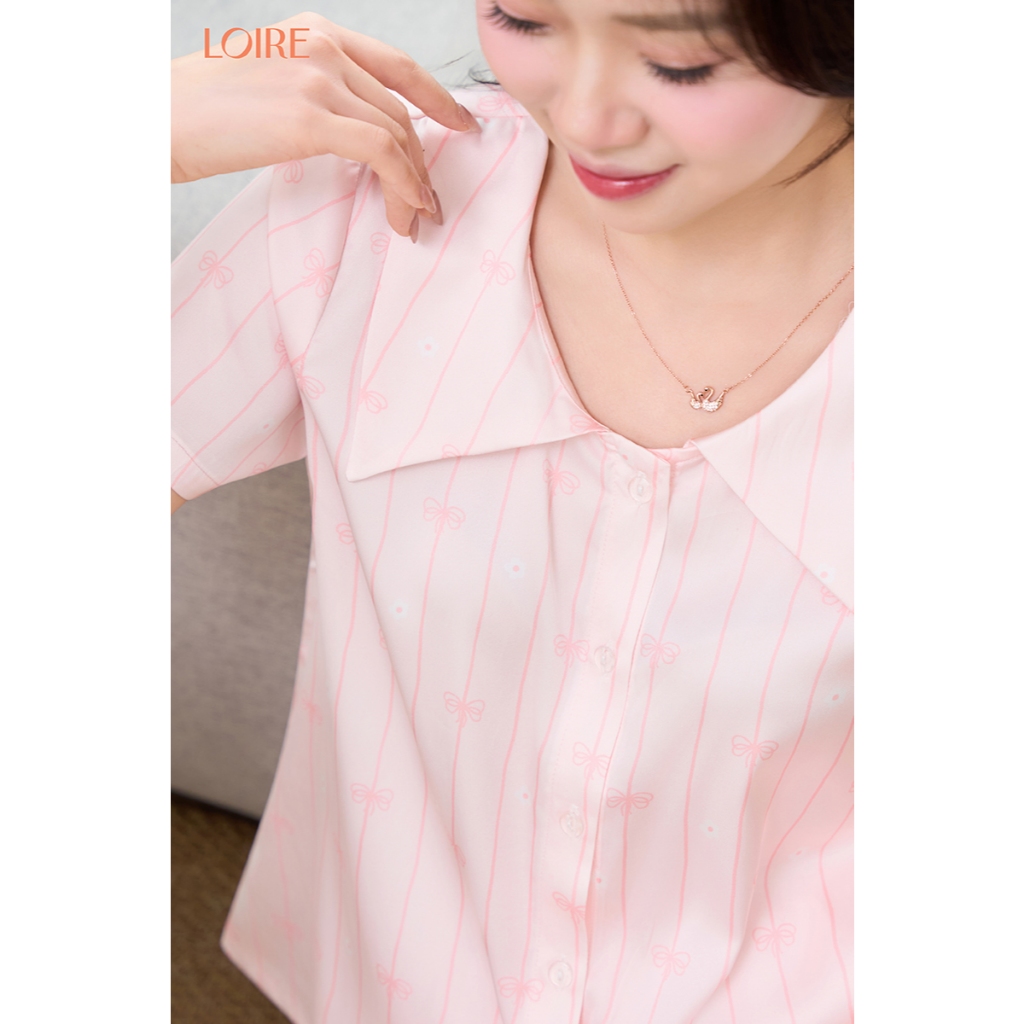 [Made to Ease]Bộ Mặc Nhà Loire FDMN260367 Lụa Pháp Mềm Mát