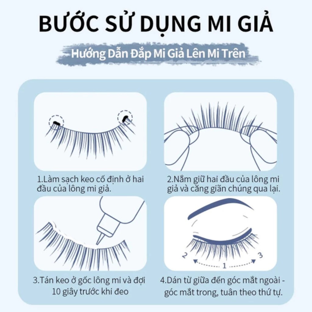 Mi Cụm Mlen Dairy hộp 5 cặp mi gân trong suốt