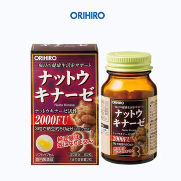 Viên uống Natto Orihiro 2000 Fu 60 viên