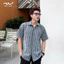 Áo Sơ Mi Unisex Ngắn Tay Kẻ Sọc Vải Oxford Cao Cấp Năng Động Trẻ Trung ARTGOD HMA001