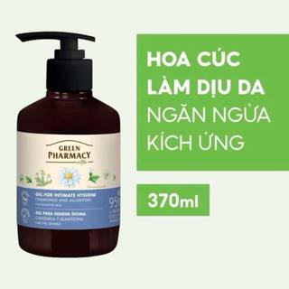Dung Dịch Vệ Sinh Phụ Nữ Apteka Làm Dịu Da, Cân Bằng Độ pH Green Pharmacy (370ml)