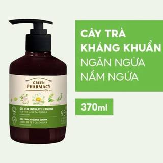 Dung Dịch Vệ Sinh Phụ Nữ Apteka Làm Dịu Da, Cân Bằng Độ pH Green Pharmacy (370ml)