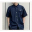 Áo Sơ Mi Denim GODMOTHER Áo Sơ Mi Basic Form Rộng Nam Nữ Unisex Phong Cách Tối Giản Xuân Hè 2026