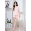 Bộ Mặc Nhà Loirechic FDMN260371 Họa Tiết Hoa Nhỏ Chất Lụa Pháp