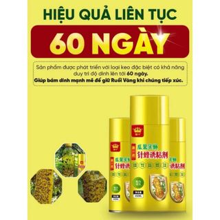 Homee.Cok Xịt Ruồi Vàng 260ml - Keo Bẫy Ruồi Vàng Dẫn Dụ Ruồi Đục Quả, Keo Dính Côn Trùng, Bảo Vệ Cây Ăn Trái