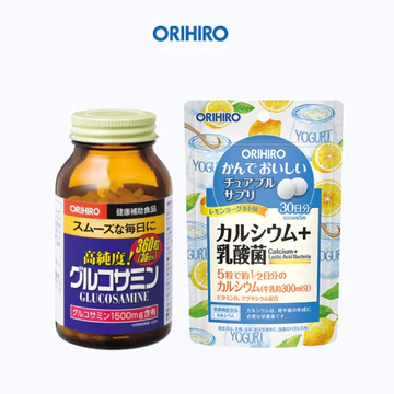 Combo Glucosamine và Canxi hỗ trợ xương khớp hiệu quả (Glucosamine 360 Viên + Canxi túi)