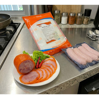 MUỐI ĐỎ DMS (MUỐI DIÊM) dùng để làm jambon, xúc xích tạo màu hồng ở trong thịt