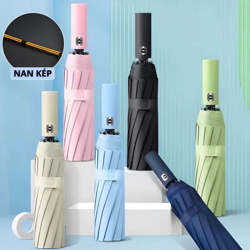 Ô Dù chính hãng KAW, 24 nan, Siêu To Cỡ Lớn Che Nắng Mưa, Chống Tia UV, miễn phí vận chuyển