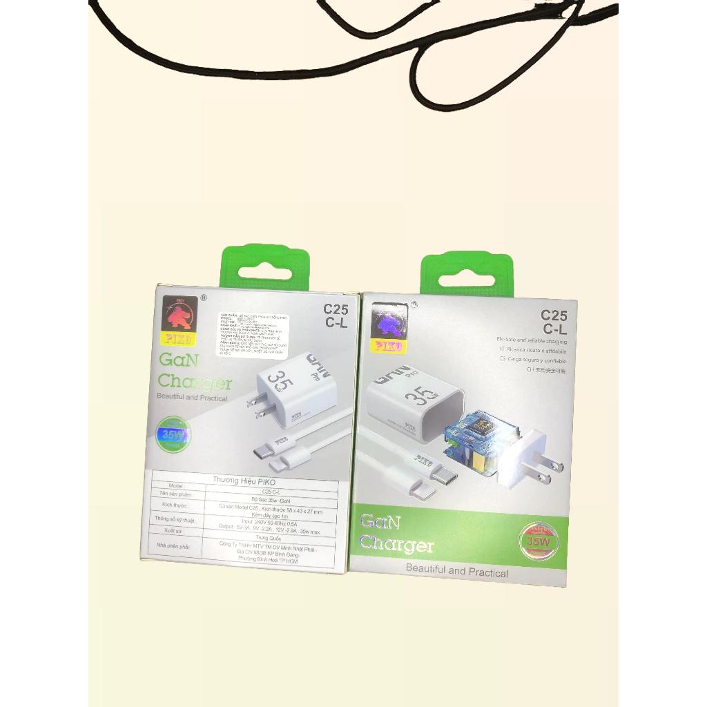 Bộ Sạc nhanh Piko công 35W cho iphone,Samsung  hàng chất lượng. bảo hành 24 tháng