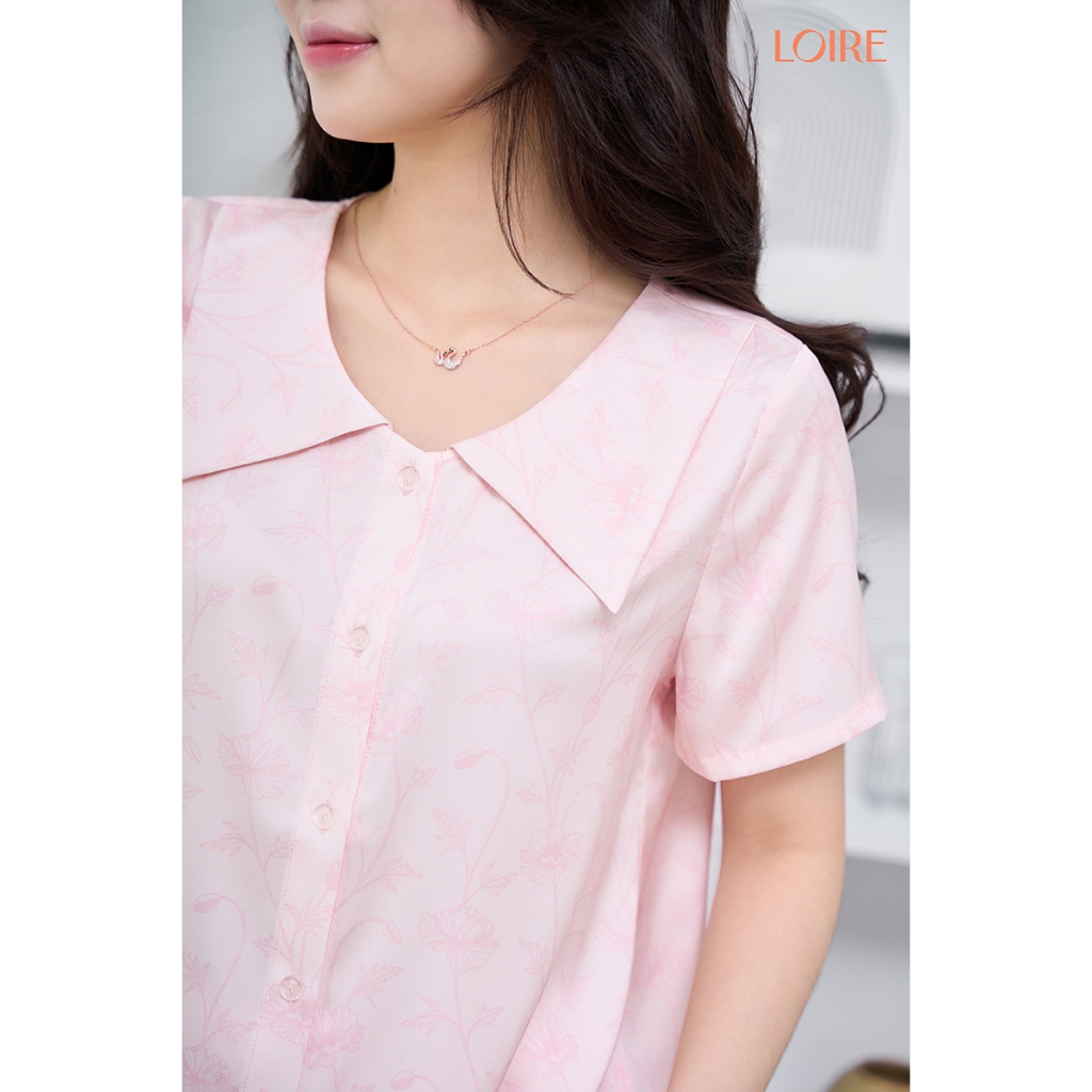 [Made to Ease]Bộ Mặc Nhà Loire FDMN260370 Chất Lụa Pháp Mềm Mại