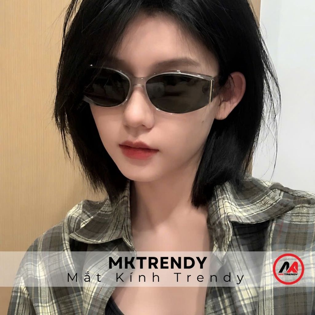 [Võ Hà Linh x MKTRENDY] Kính râm thời trang T16 chống tia UV thiết kế gọng cong tặng túi đựng kính khăn lau kính
