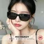 Kính râm gọng mắt mèo oval chống tia UV kính mát thời trang nam nữ phong cách T16