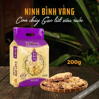 Cơm cháy gạo lứt siêu ruốc 200g một đặc sản thơm ngon giòn rụm của Đại Long