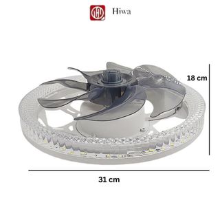 Quạt Trần LED Decor Cao Cấp – Nhỏ Gọn, Êm, Dễ Lắp Đặt