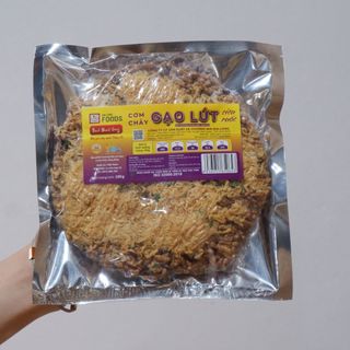 Cơm cháy gạo lứt siêu ruốc 200g túi zip một đặc sản nổi tiếng của Đại Long